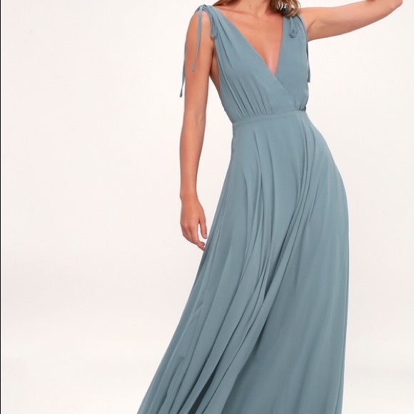 Lulu’s Blue Bridesmaid Dress